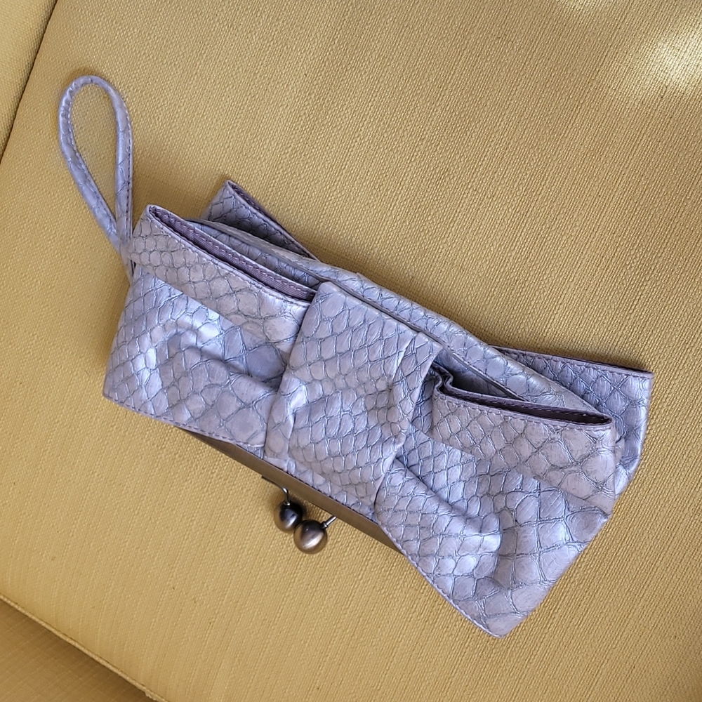 Jessica Simpson Python Print Wristlet/Clutch Bag. - image 7